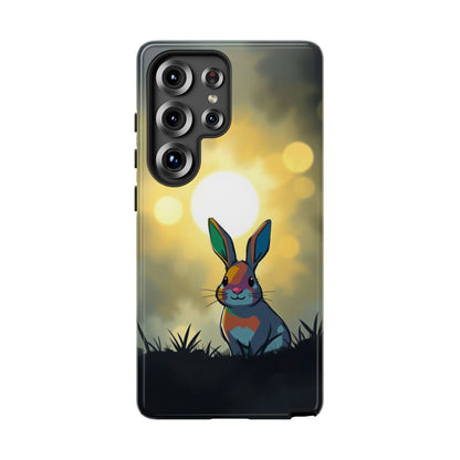 Samsung Galaxy S25 Ultra / Glossy Phone Case - Gothic Rabbit Moody Design Phone Case