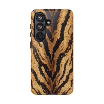 Amber Tiger Print Phone Case