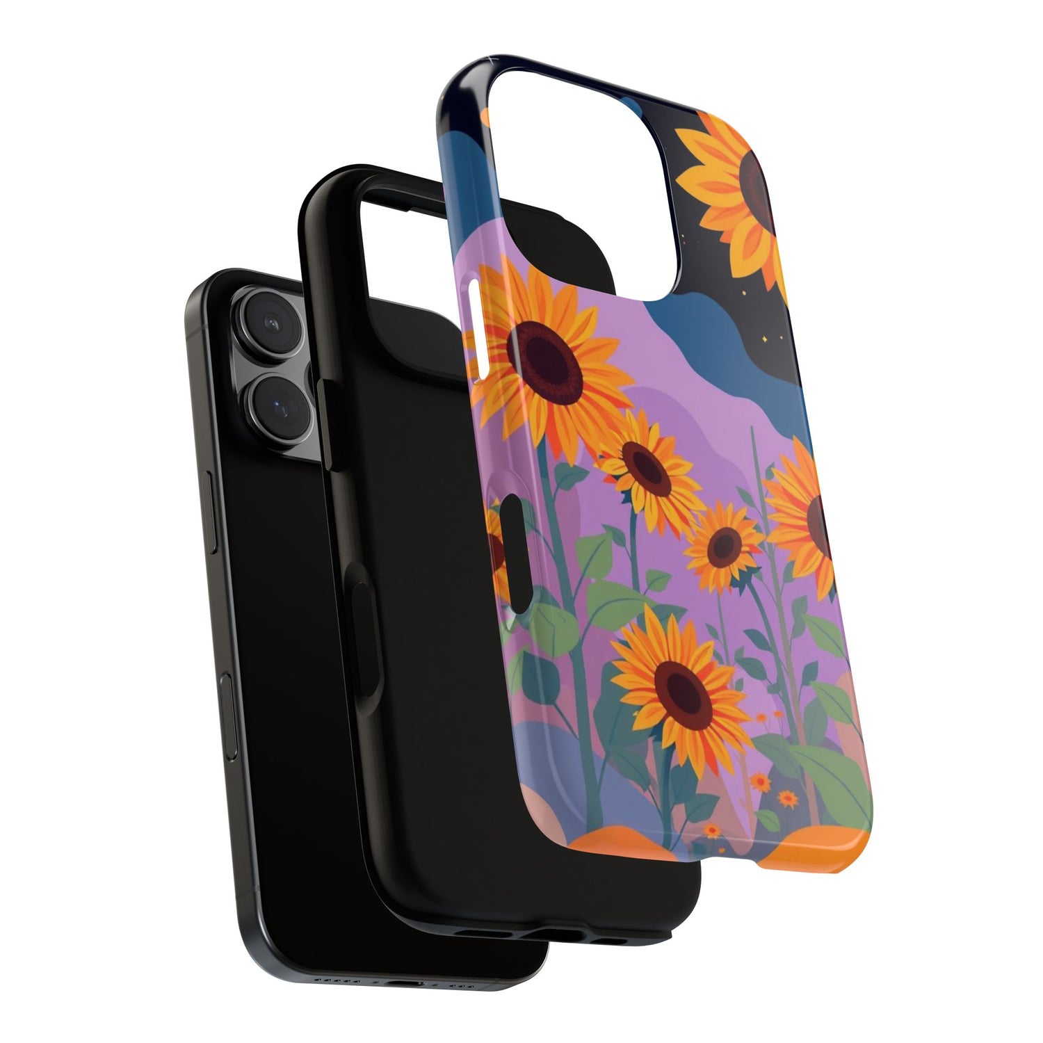 Surreal Sunflower Design Phone Case - Multicolor Phone Case