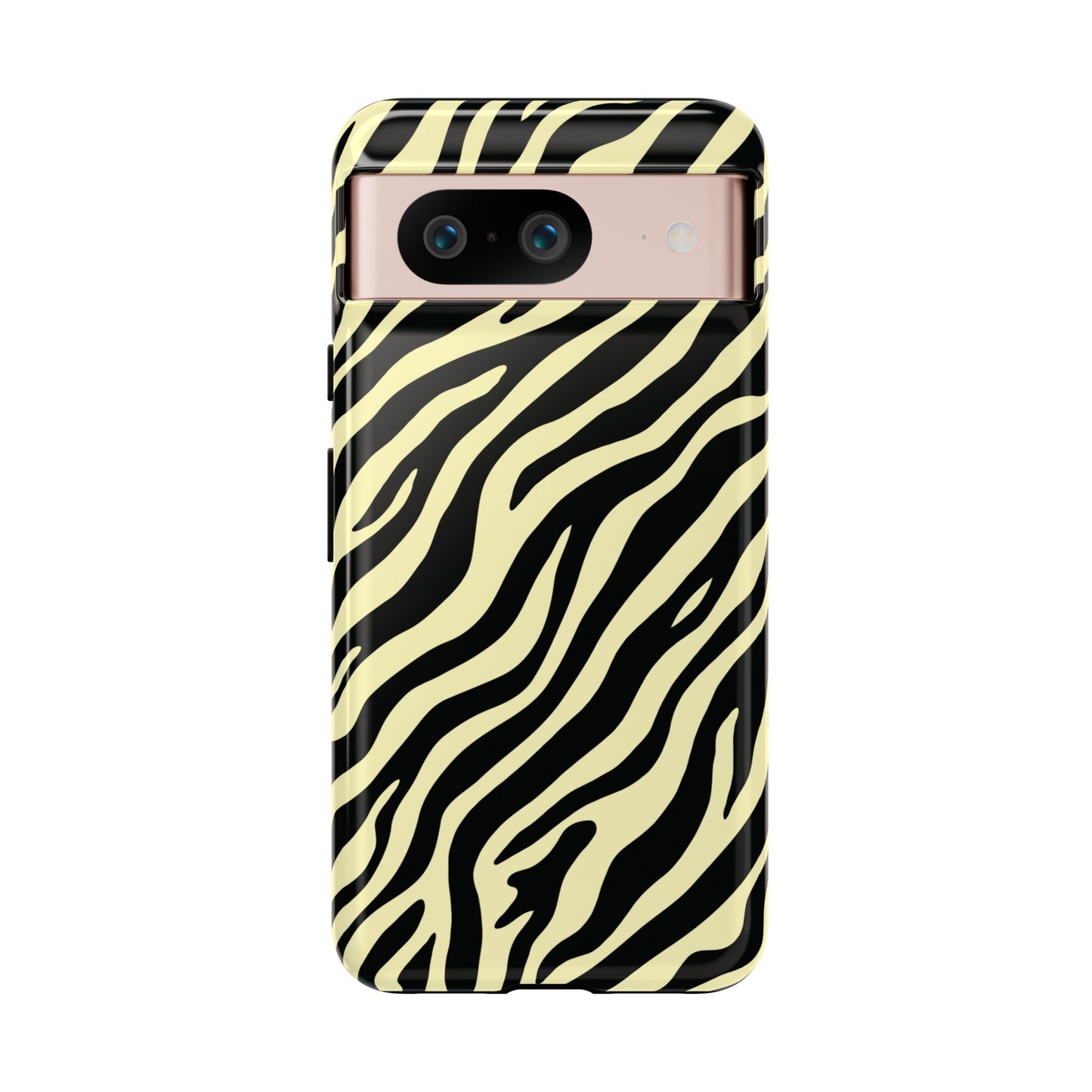 Stylish Neutral Zebra Print Phone Case