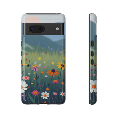 Google Pixel 7 / Glossy Phone Case - Vibrant Meadow Design Phone Case