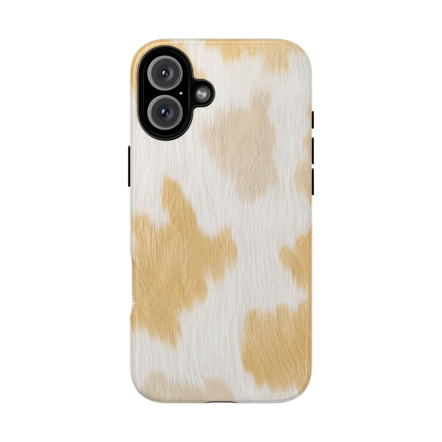 Golden Honey Cow Print Phone Case