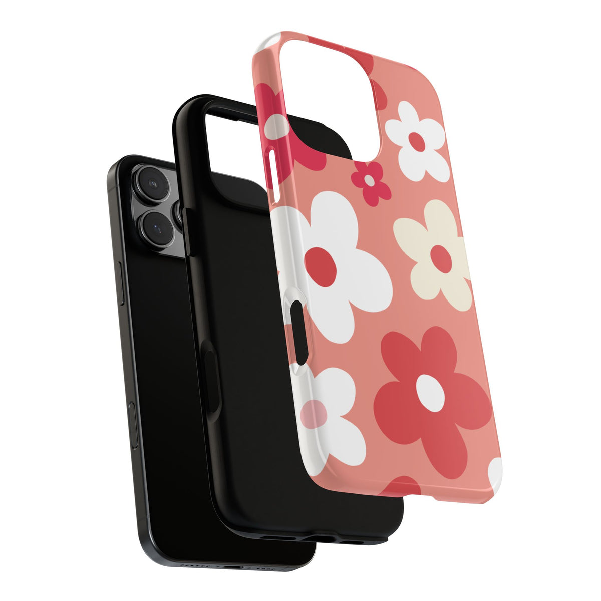 Cute Pink Daisy Pattern #1 Phone Case - Pink Phone Case