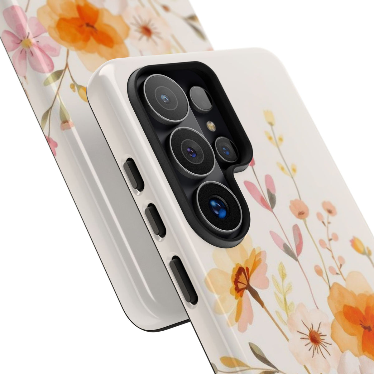 Boho Chic Watercolour Flower Pattern Phone Case - Multicolor Phone Case