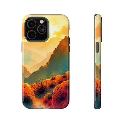 Ideallic Watercolour Sunset Design Phone Case - Multicolor Phone Case - iPhone 14 Pro Max / Glossy