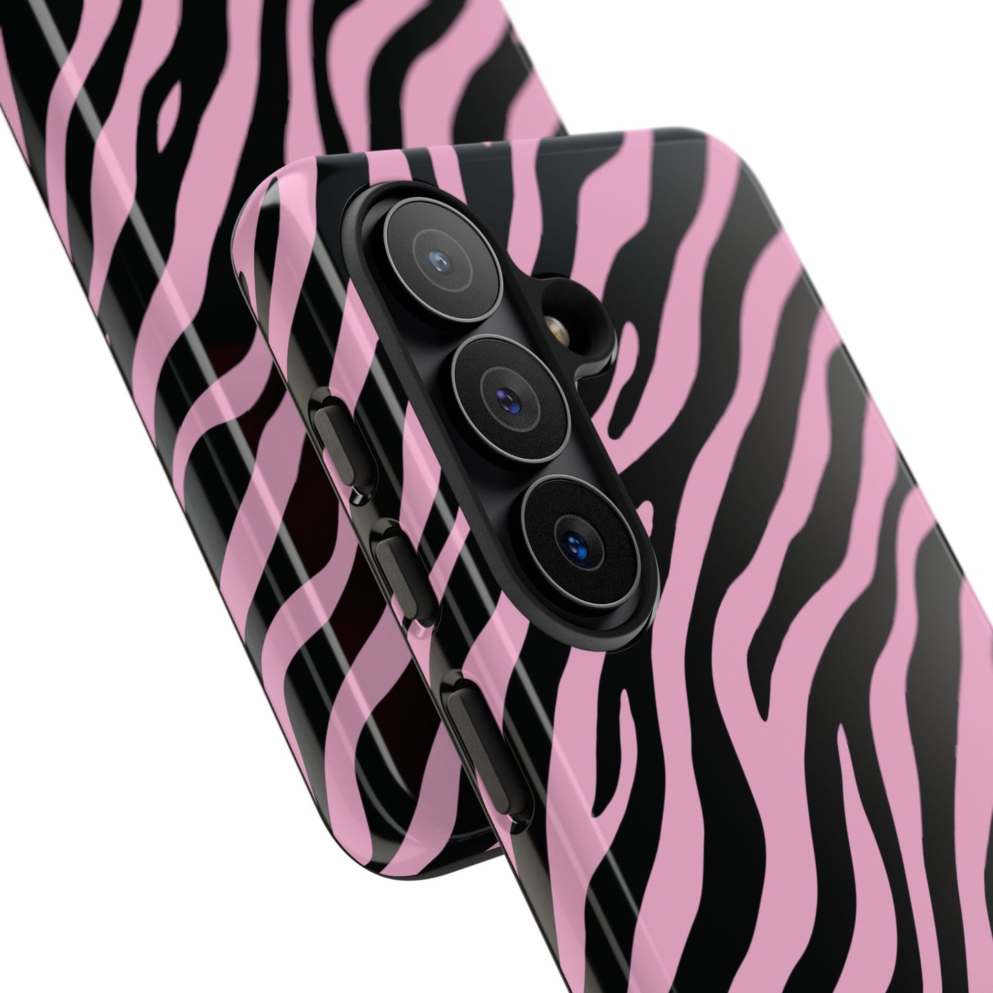 Stylish Blush Zebra Print Phone Case