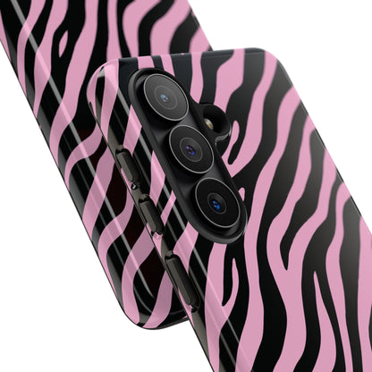 Stylish Blush Zebra Print Phone Case
