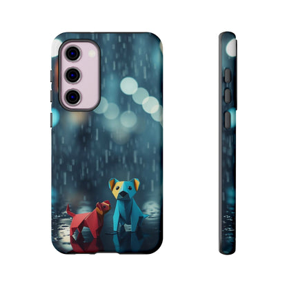 Samsung Galaxy S23 Plus / Glossy Phone Case - Origami ’Wee Pals’ Design Phone Case