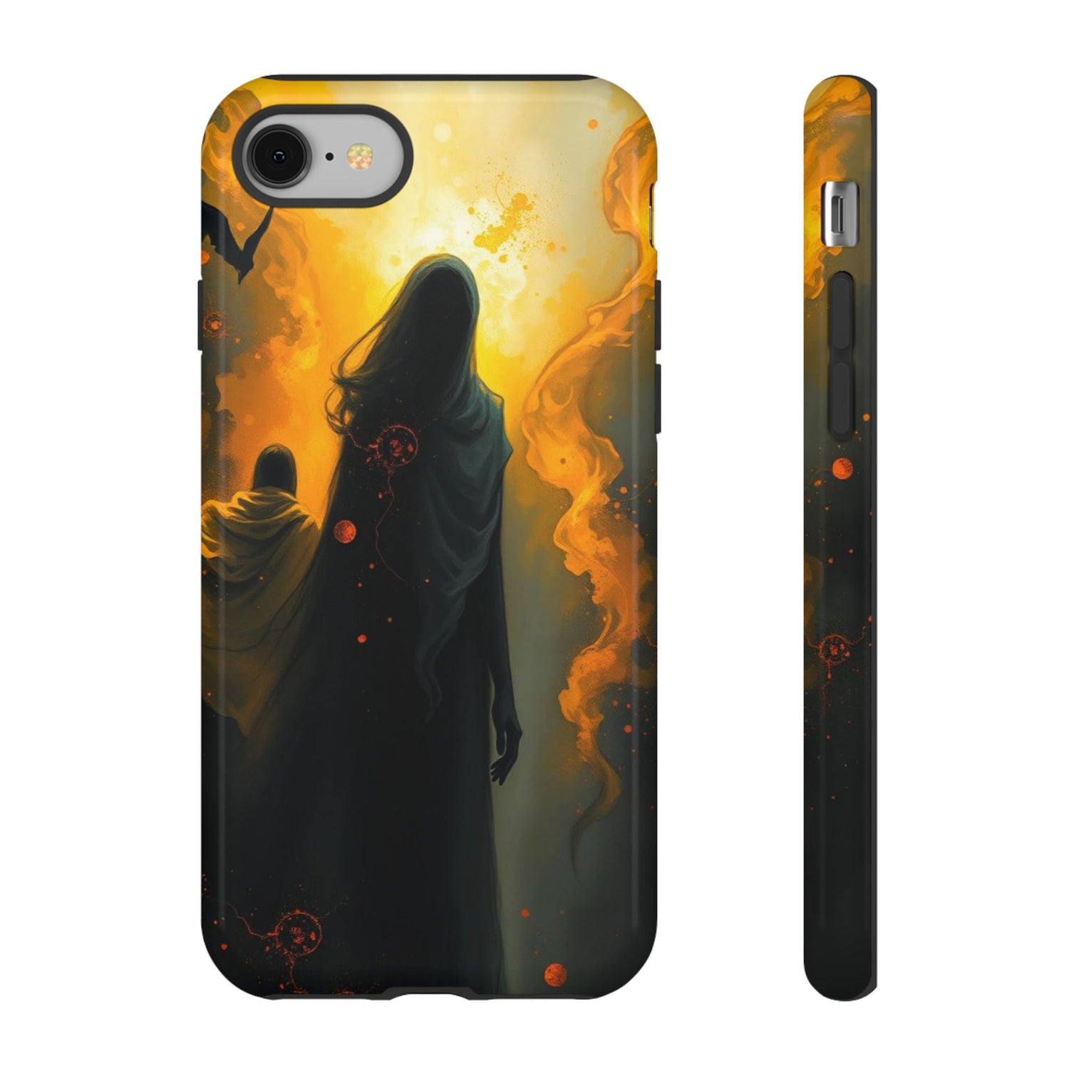 Acrylic Gothic Myterious Figures Phone Case