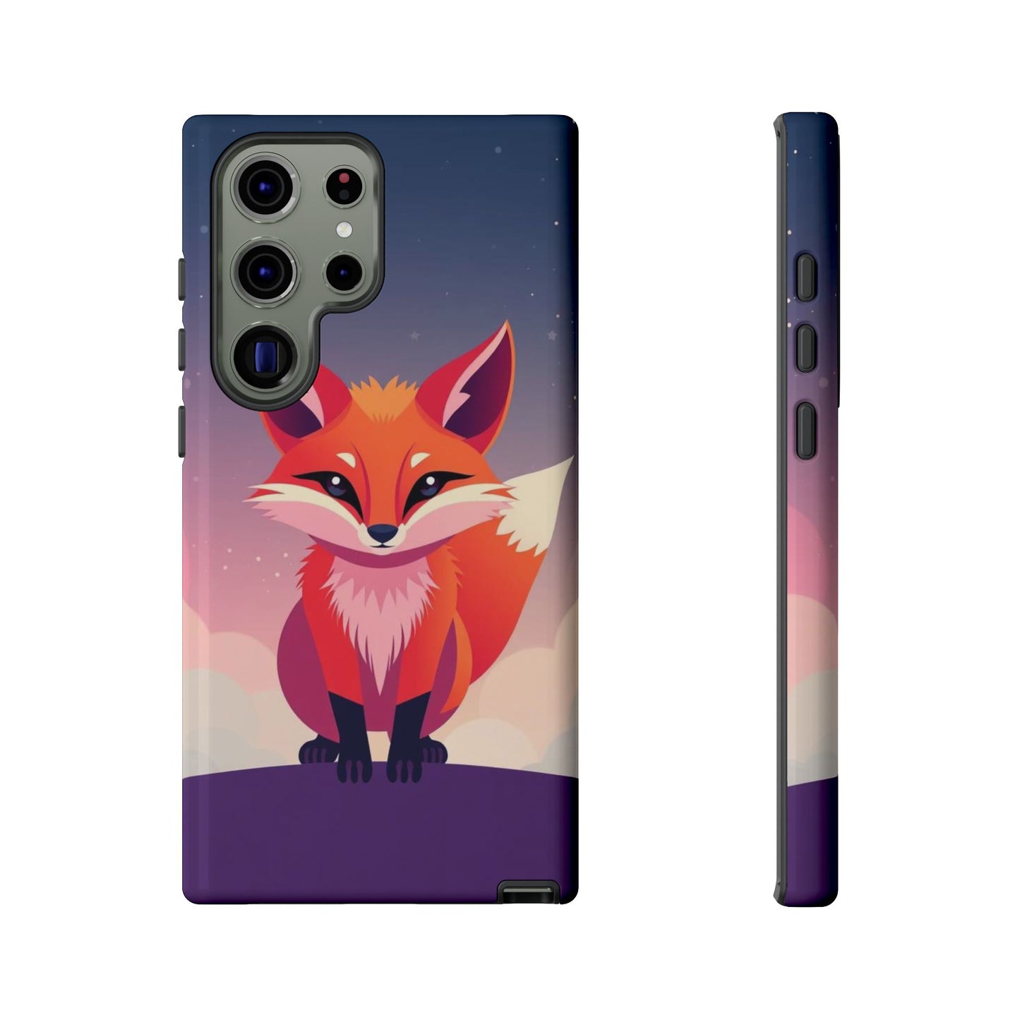 Samsung Galaxy S23 Ultra / Glossy Phone Case - Pop Art Fox Design Phone Case