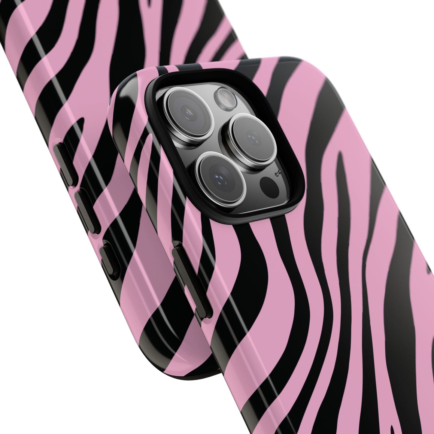 Modern Blush Zebra Print Phone Case