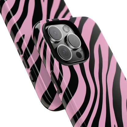 Modern Blush Zebra Print Phone Case