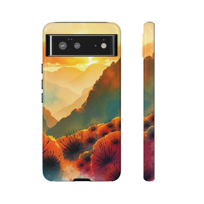 Ideallic Watercolour Sunset Design Phone Case - Multicolor Phone Case - Google Pixel 6 / Glossy