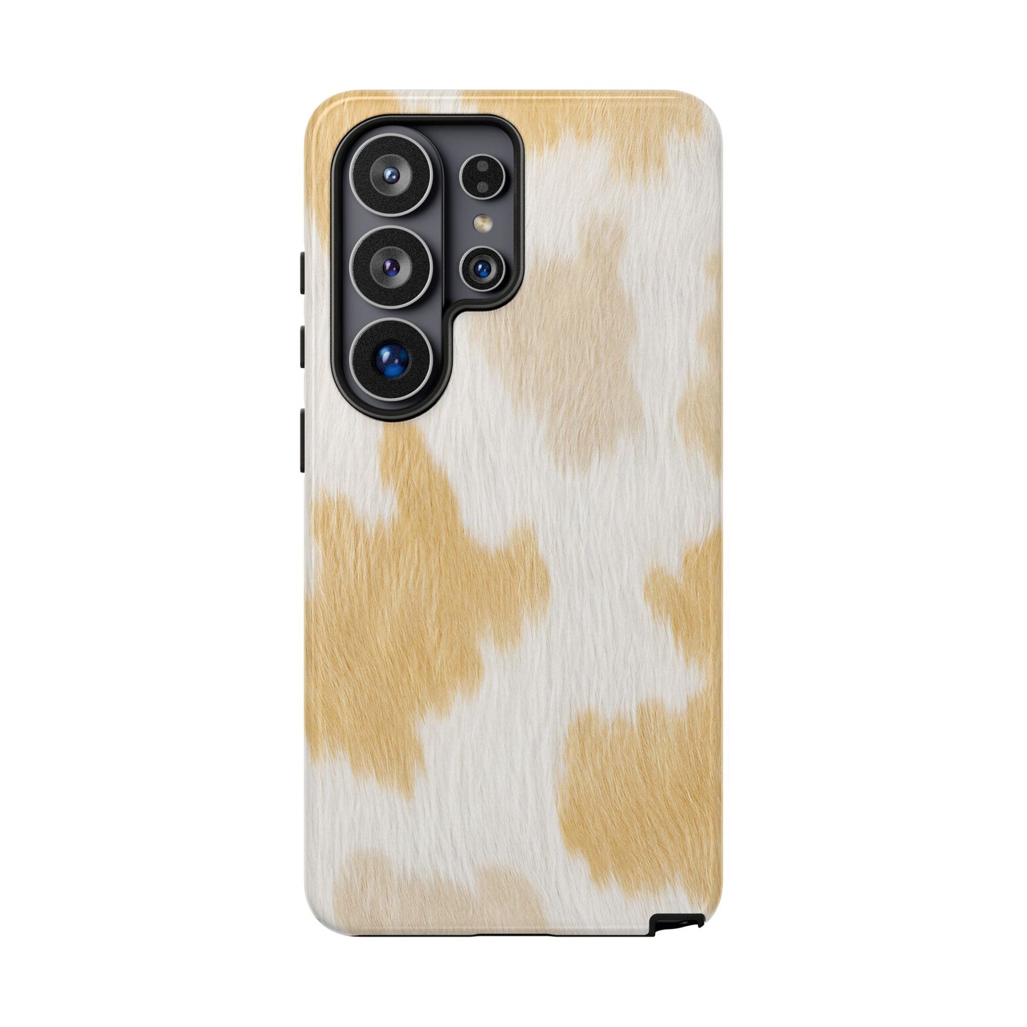 Golden Honey Cow Print Phone Case