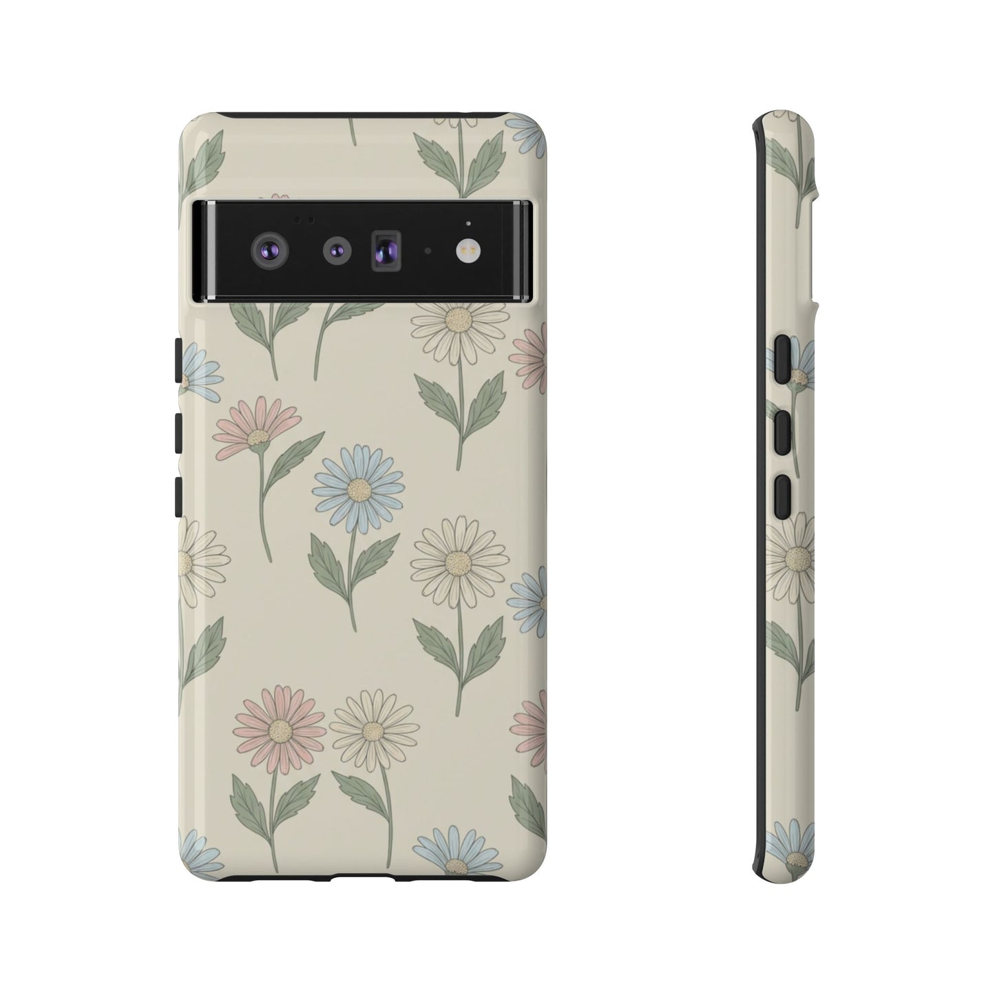 Pretty Pastel Daisy Pattern Phone Case