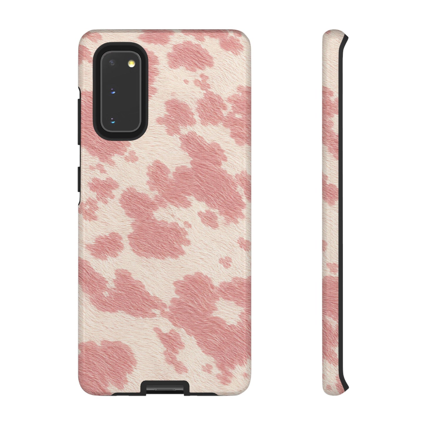 Pretty Blush Cow Print Phone Case