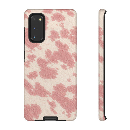 Pretty Blush Cow Print Phone Case