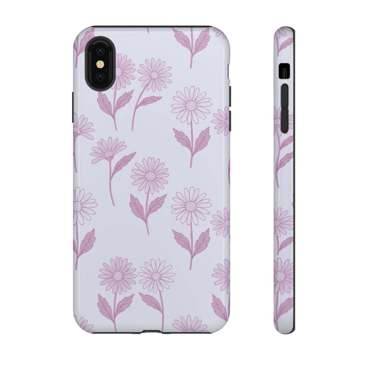 Pretty Lilac Daisy Pattern Phone Case