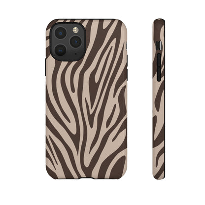 Boutique Mocha Tiger Print Phone Case