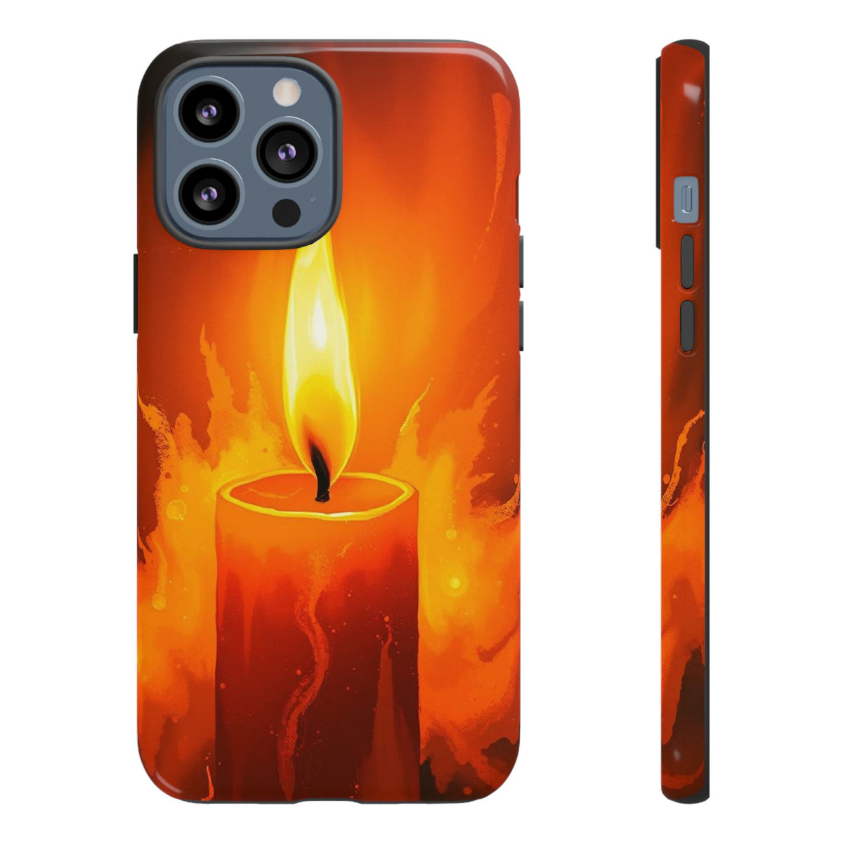 Red Candle Phone Case - Multicolor Phone Case - iPhone 13 Pro Max / Glossy