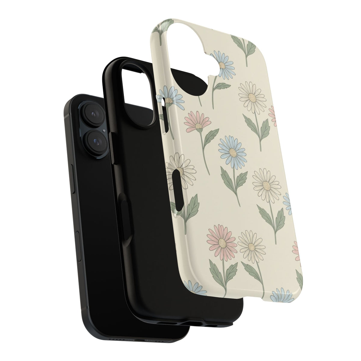 Pretty Pastel Daisy Pattern Phone Case
