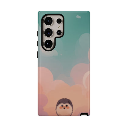 Cute Hedgehog & Cloud Design Phone Case - Multicolor Phone Case - Samsung Galaxy S24 Ultra / Glossy