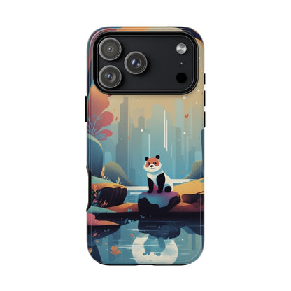Stylised Panda Design Phone Case - Multicolor Phone Case - iPhone 18 Pro Max / Glossy