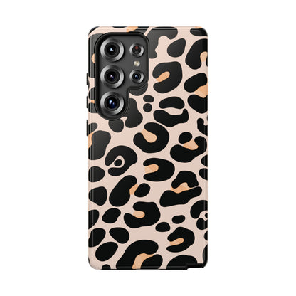 Elegant Peach Leopard Print Phone Case