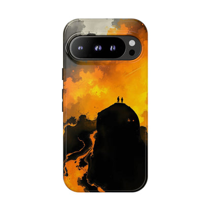 Google Pixel 9 Pro / Glossy Phone Case - Gothic Watercolour Scene Phone Case
