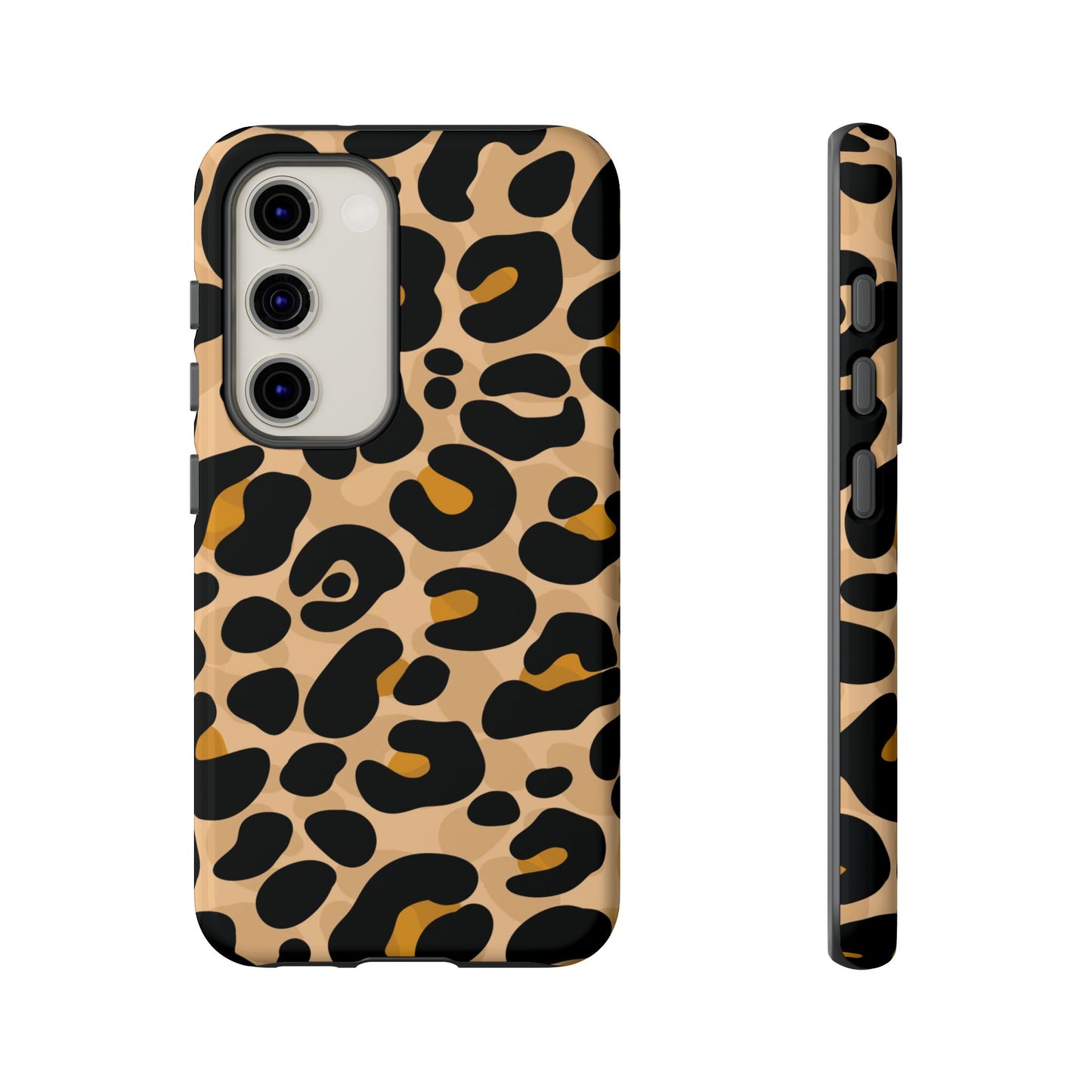 Stylish Mocha Leopard Print Phone Case