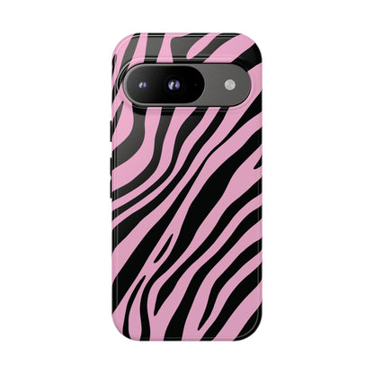 Modern Blush Zebra Print Phone Case