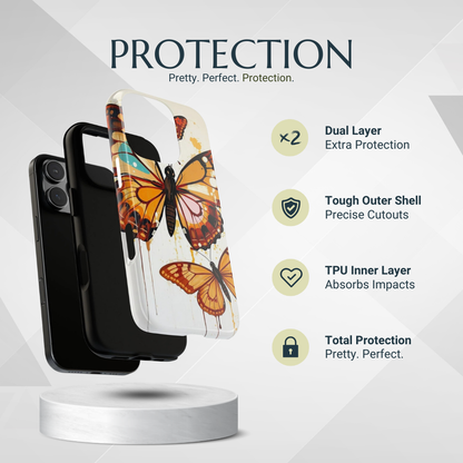 Phone Case - Abstract Butterflies Design Phone Case