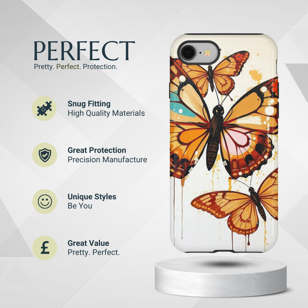 Phone Case - Abstract Butterflies Design Phone Case