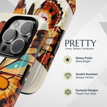 Phone Case - Abstract Butterflies Design Phone Case
