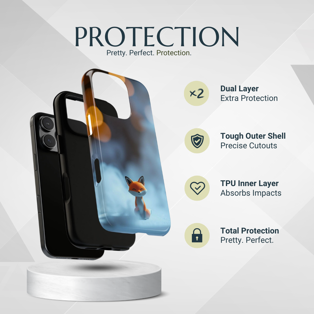 Phone Case - Cute Misty Fox Design Phone Case