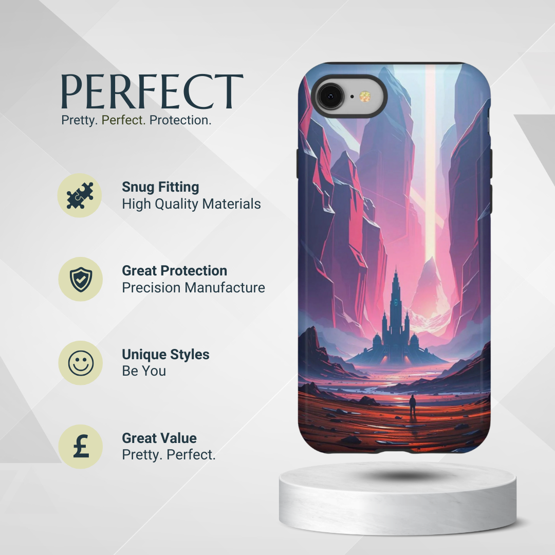Phone Case - Alien Fortress Design Phone Case