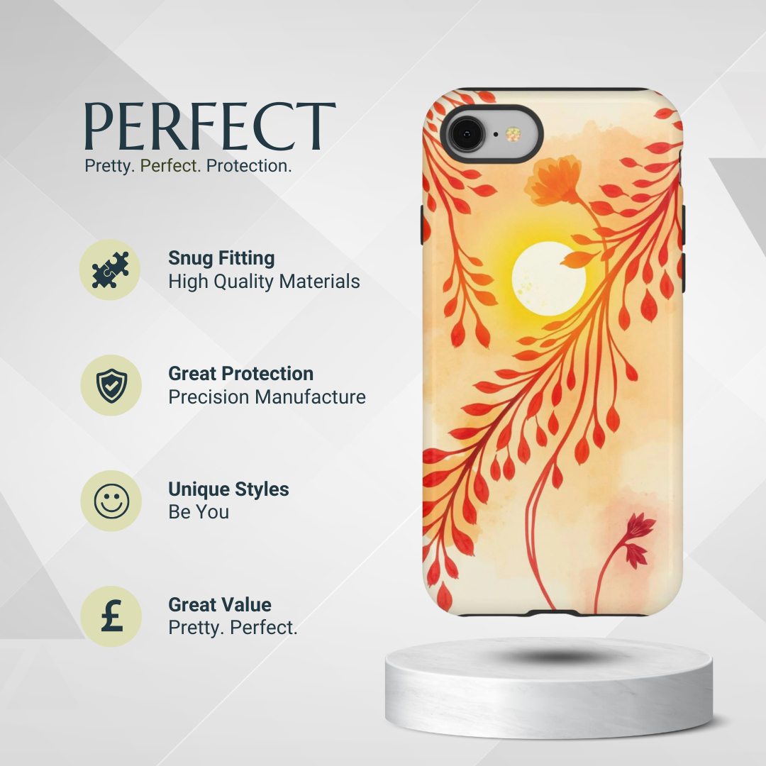 Phone Case - Boho Chic Watercolour Sunset Design Phone Case