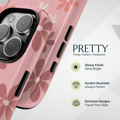 Phone Case - Cute Pink Floral Pattern Phone Case