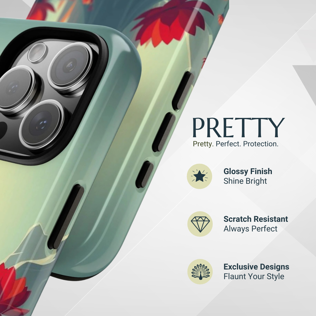 Phone Case - Gothic Alien Garden Design Phone Case