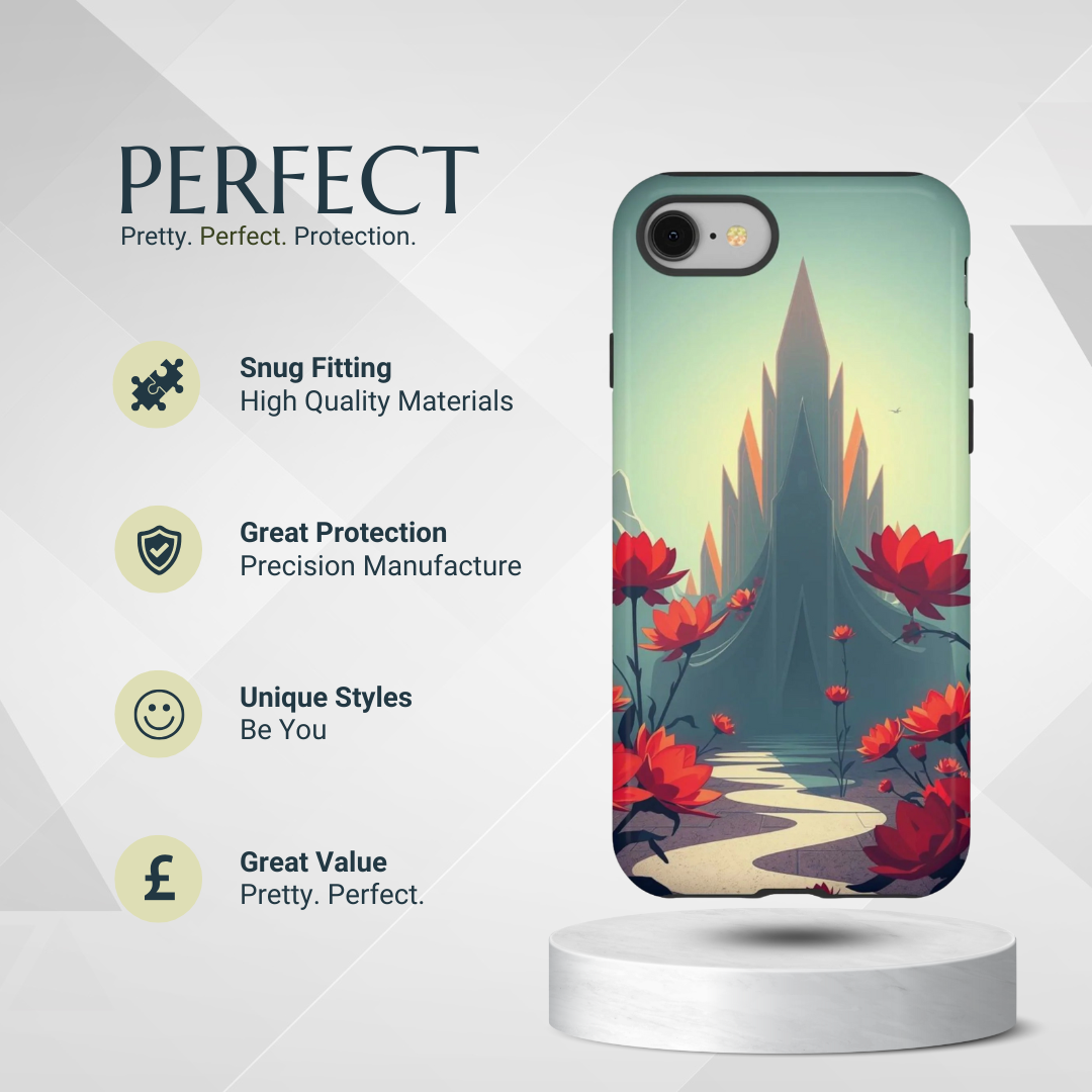 Phone Case - Gothic Alien Garden Design Phone Case