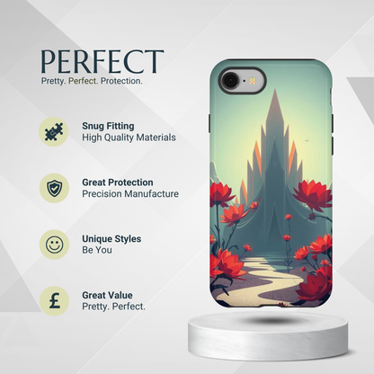 Phone Case - Gothic Alien Garden Design Phone Case