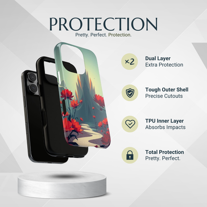 Phone Case - Gothic Alien Garden Design Phone Case