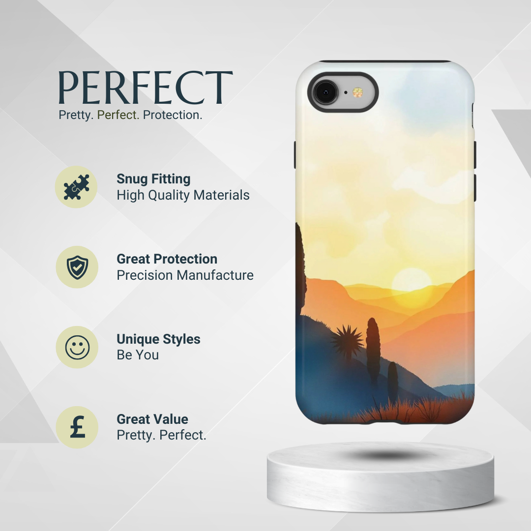 Phone Case - Watercolour Sunset Design Phone Case